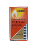 Sirius Anzünder mit Reibkopf – Kamin & Grill Anzünder